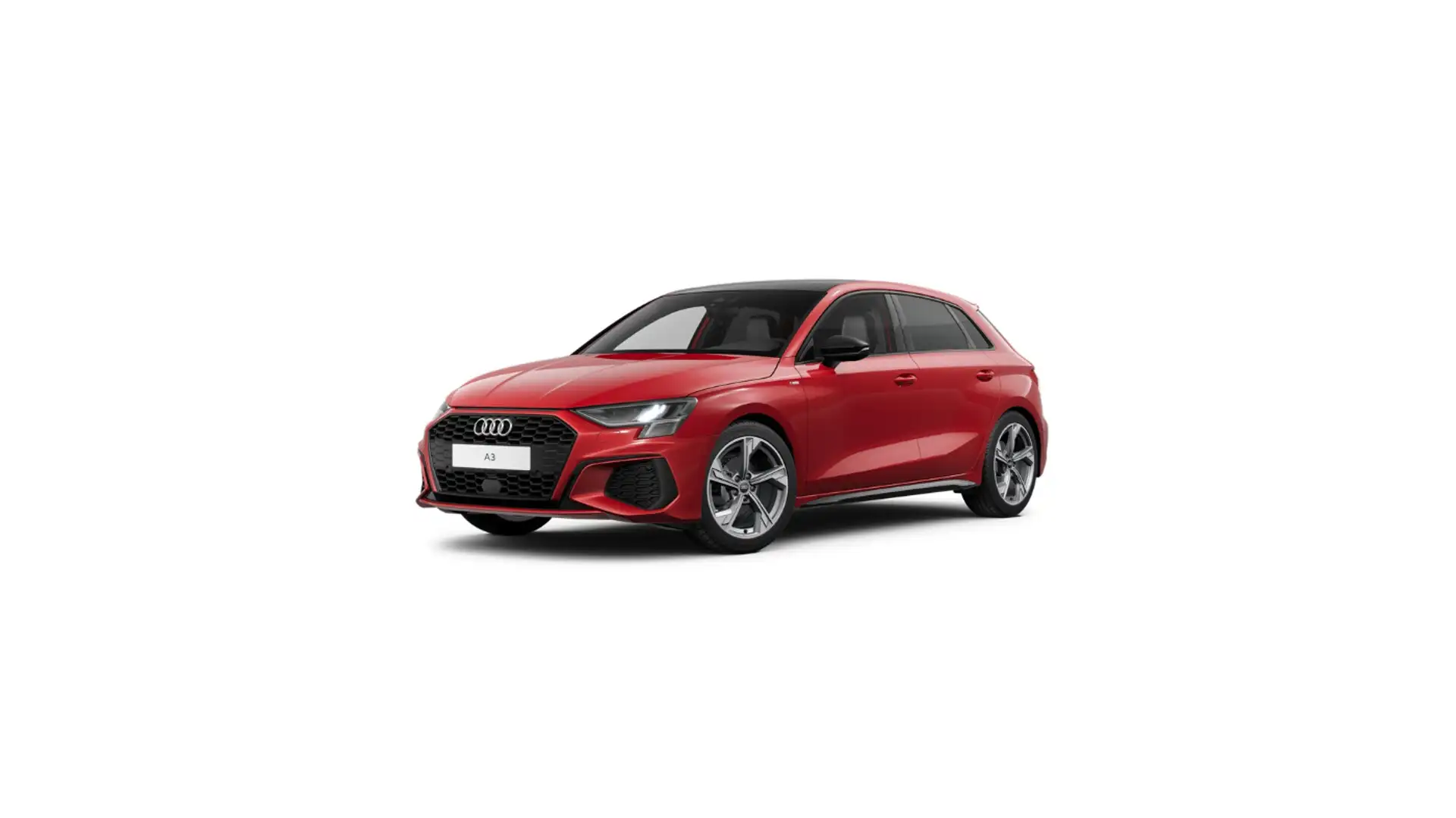 Audi A3 Sportback 30 TDI S tronic S line Rot - 2