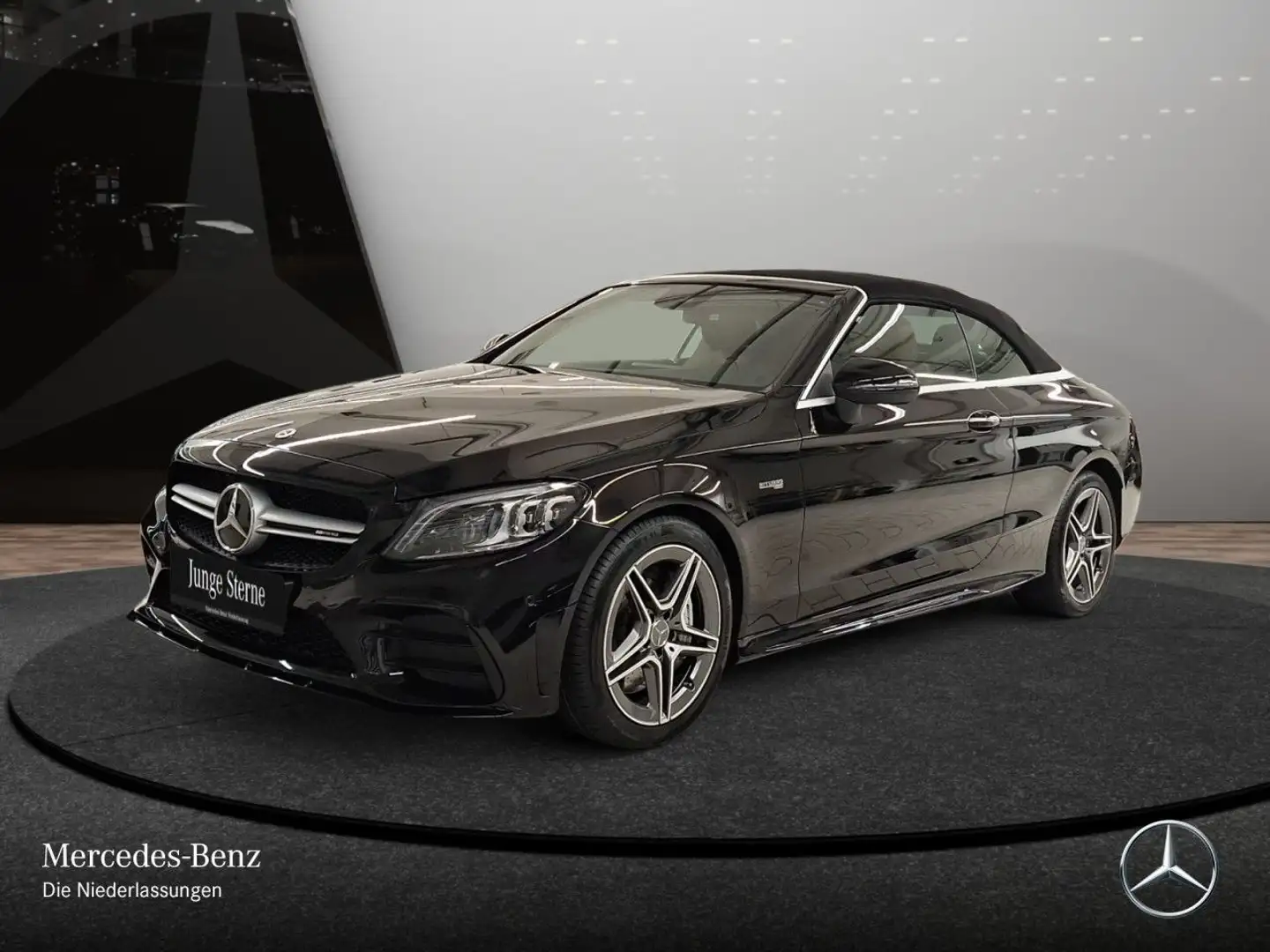 Mercedes-Benz C 43 AMG C 43 Cabrio 4M AMG+NIGHT+MULTIBEAM+KAMERA+KEYLESS Noir - 2