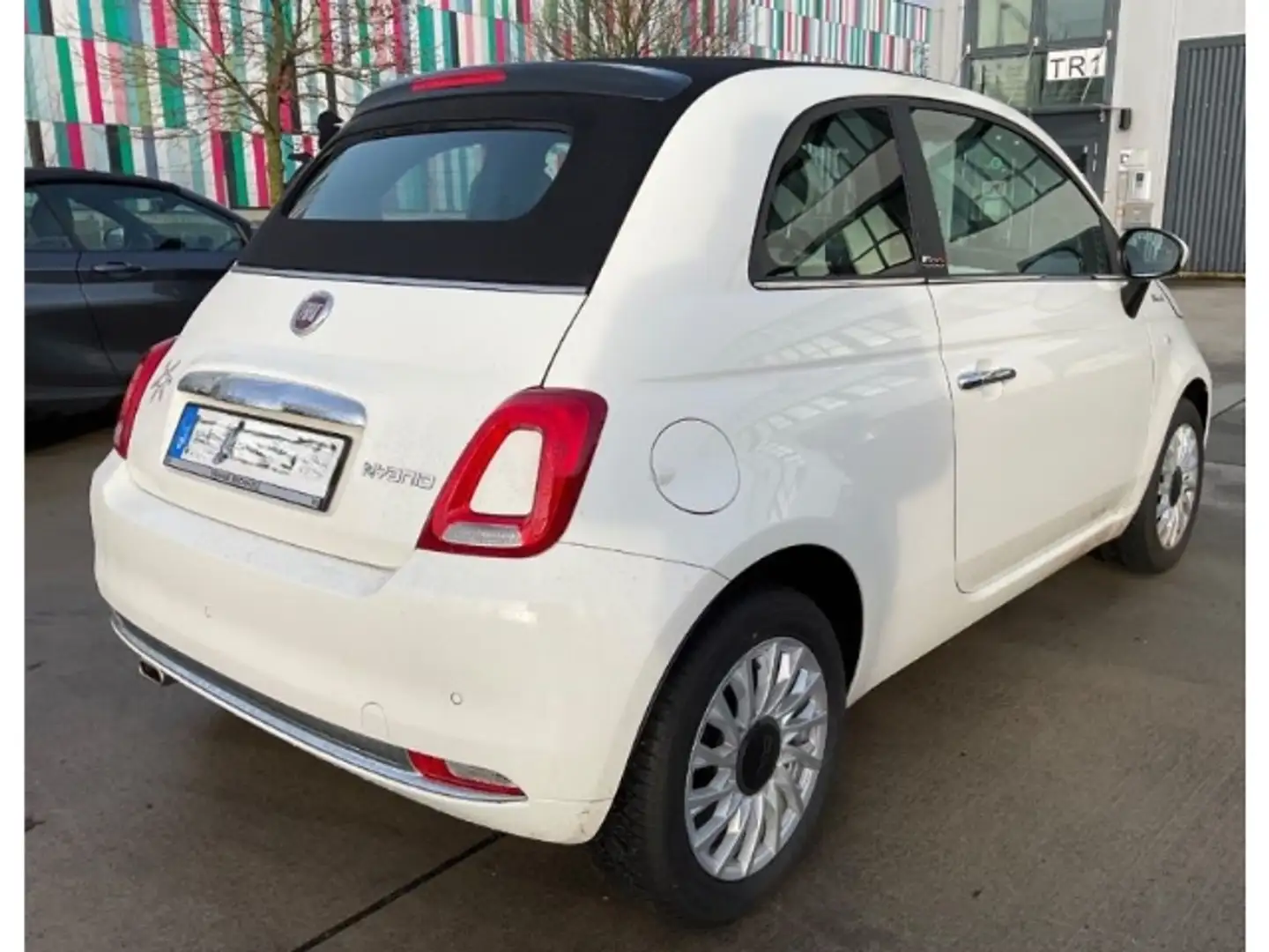 Fiat 500 Fiat 500C MY21 1.0 Dolcevita Hybrid Faltdach Apple Blanc - 2