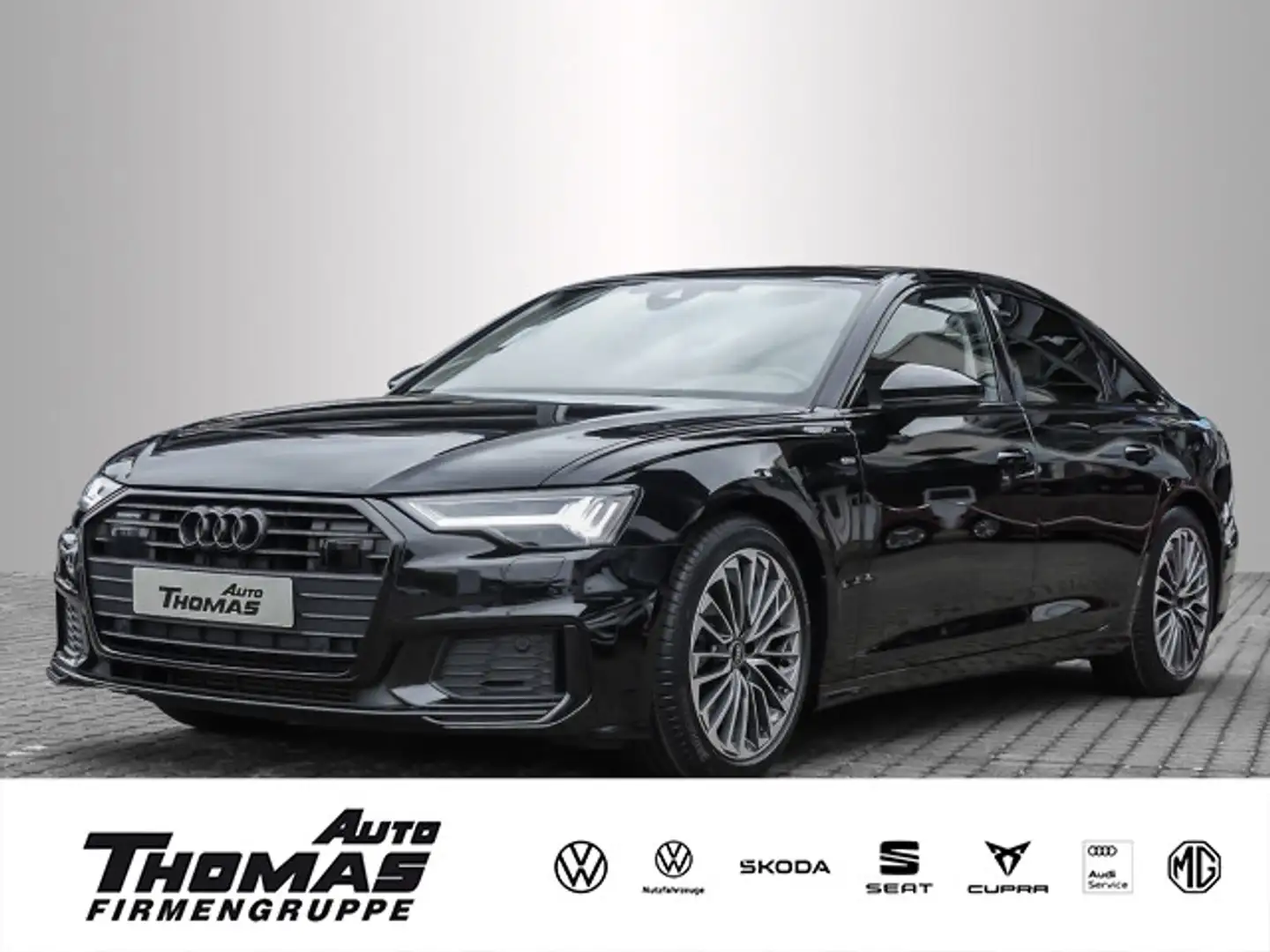 Audi A6 S line 55 TFSI e quattro S tronic Schwarz - 1