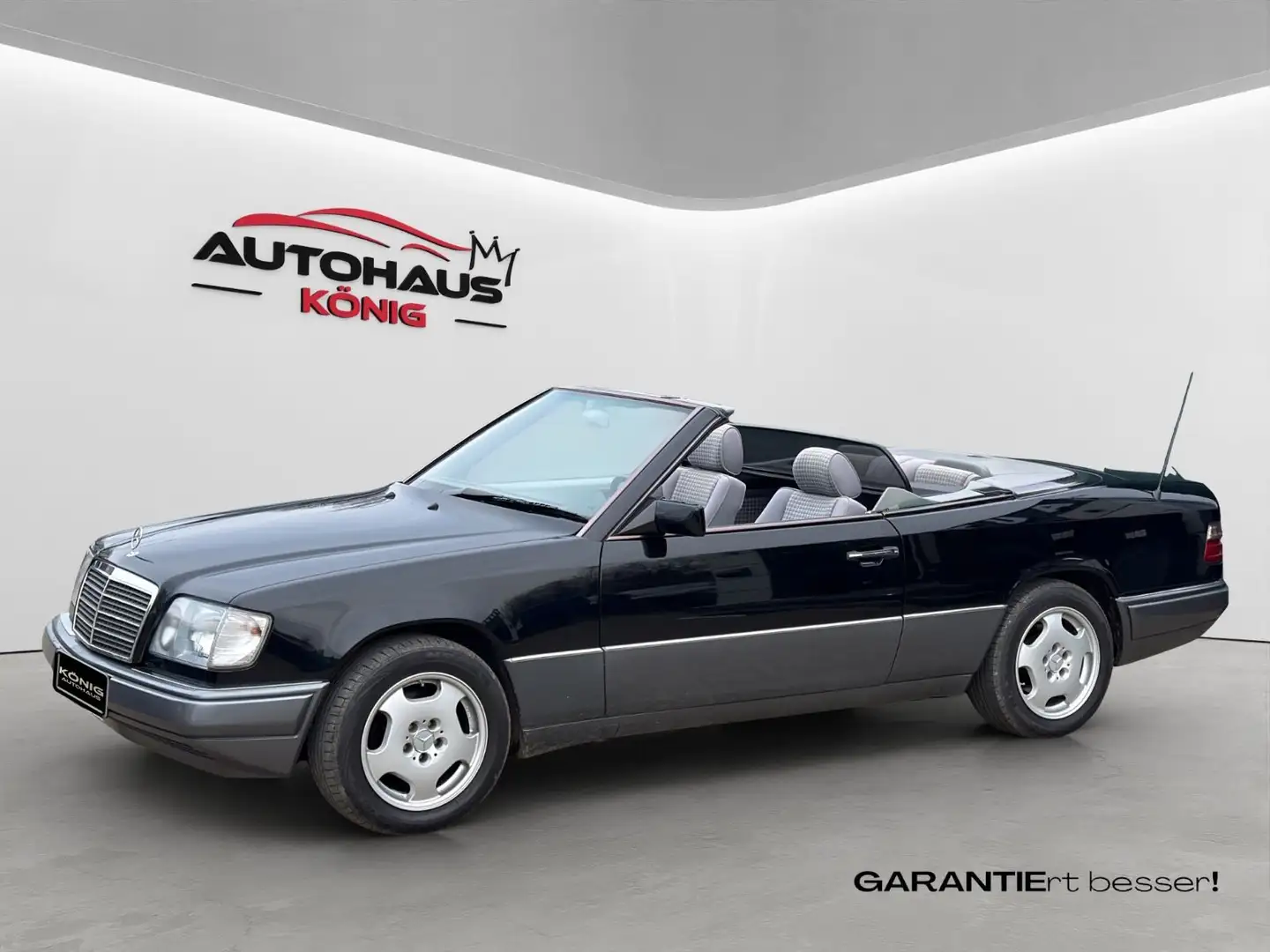 Mercedes-Benz E 200 A124 Cabriolet Automatik Schwarz - 2