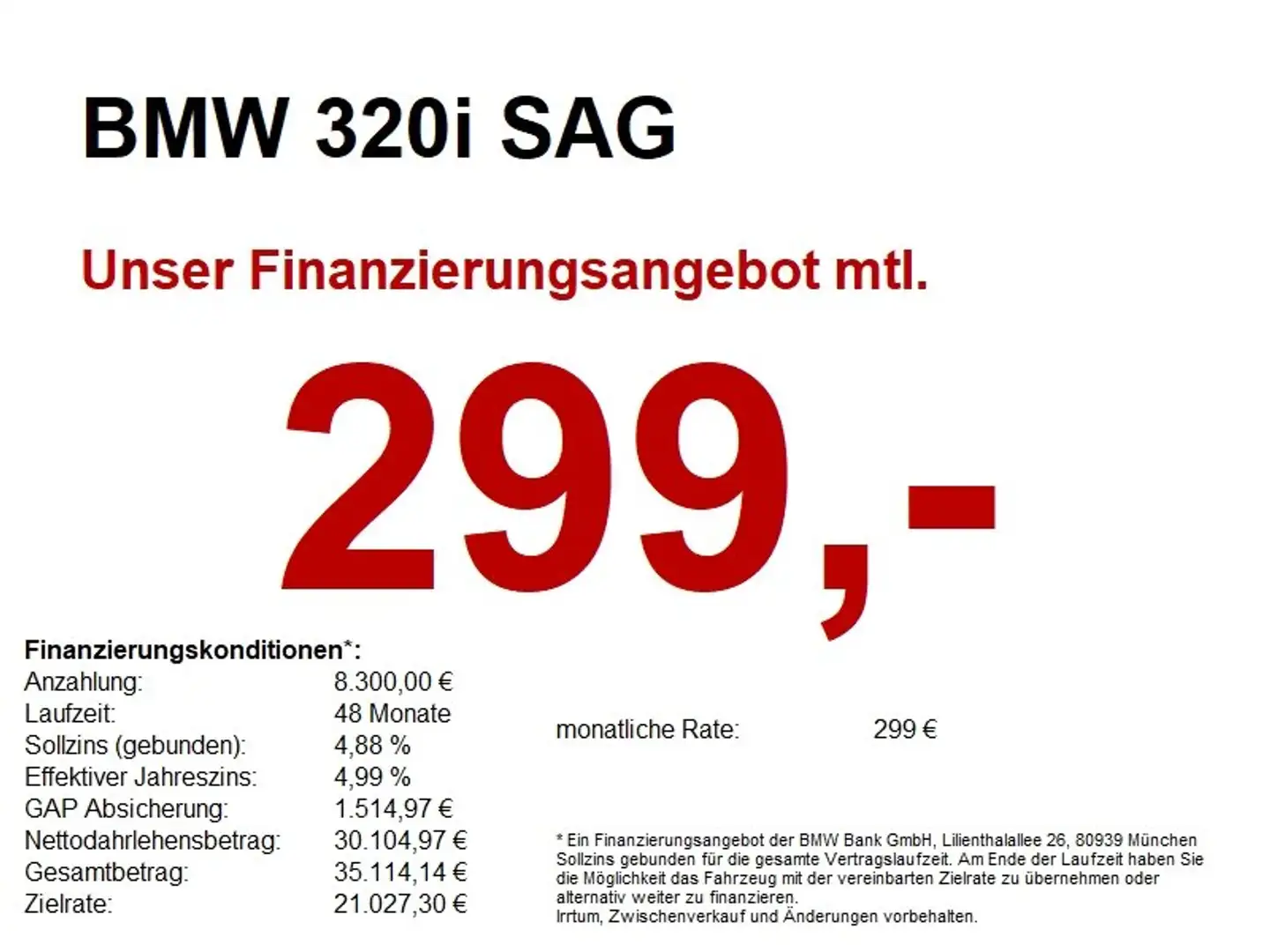 BMW 320 i SAG M Sport SHZ/LED+/ACC/hk/MEMO/CAM/AKUSTI Schwarz - 1