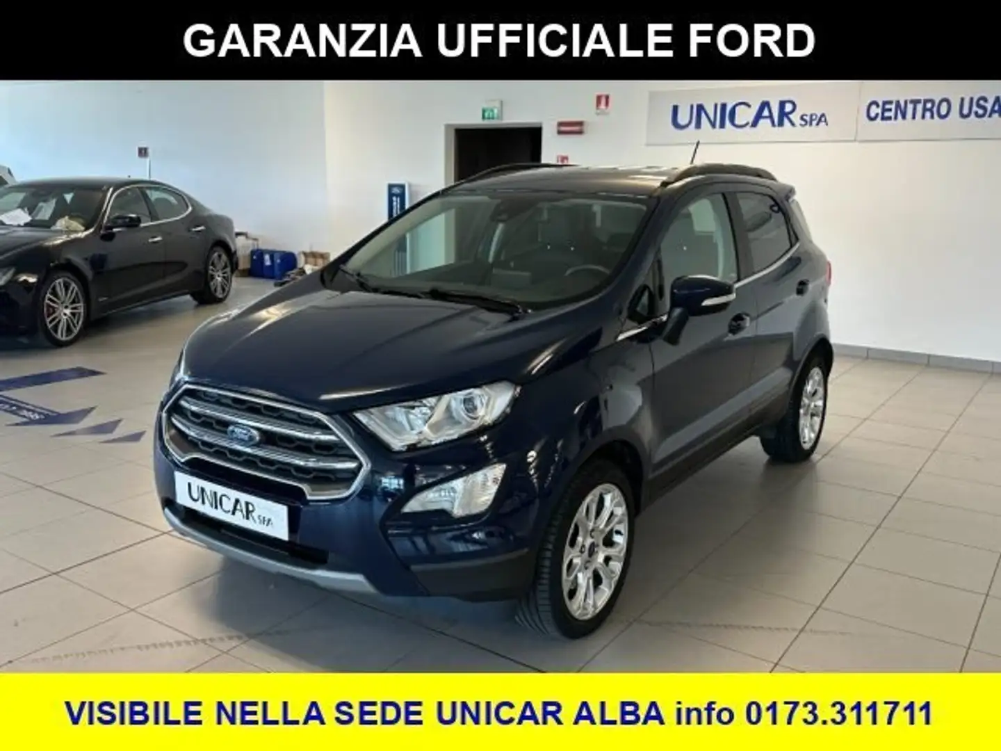 Ford EcoSport 1.000 BENZINA 125 CV TITANIUM + GARANZIA UFFICIALE Blu/Azzurro - 1