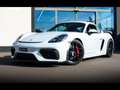 Porsche Cayman 718 GT4 PDK CLUBSPORT°CARRARA WHITE°CARBON°BUCKET° Wit - thumbnail 1