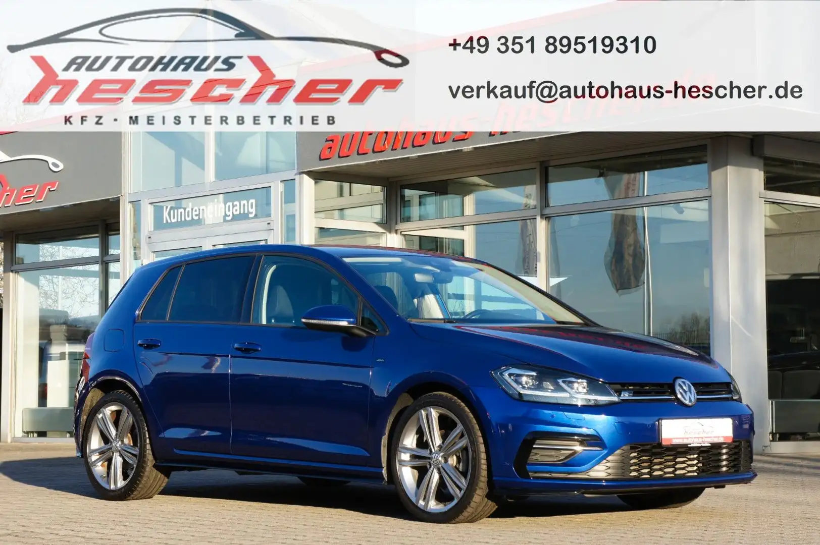 Volkswagen Golf VII 1.0 TSI Join *R-LINE*LED*NAVI*PDC* Blauw - 1
