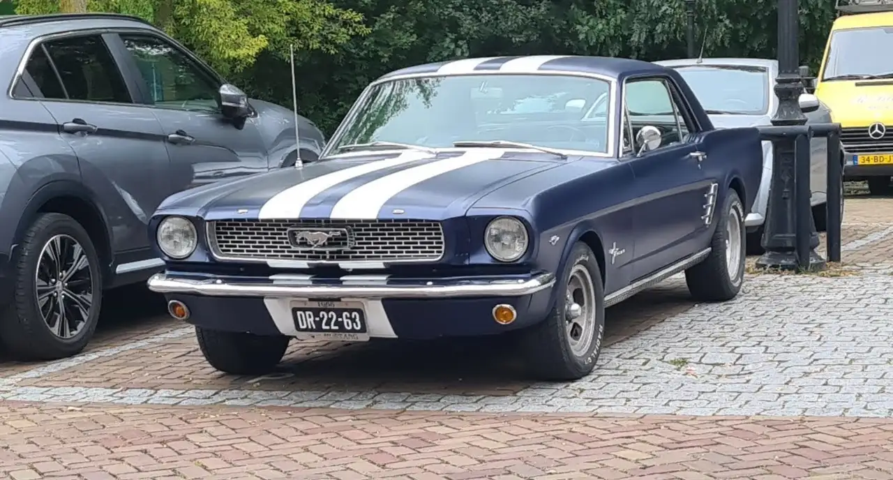 Ford Mustang 289 cui V8 blauw, foto 1