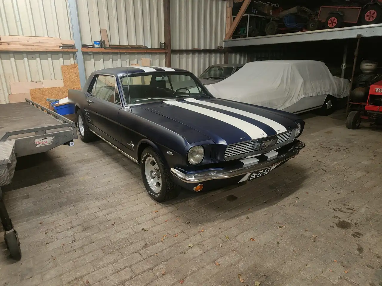 Ford Mustang 289 cui V8 blauw, foto 4