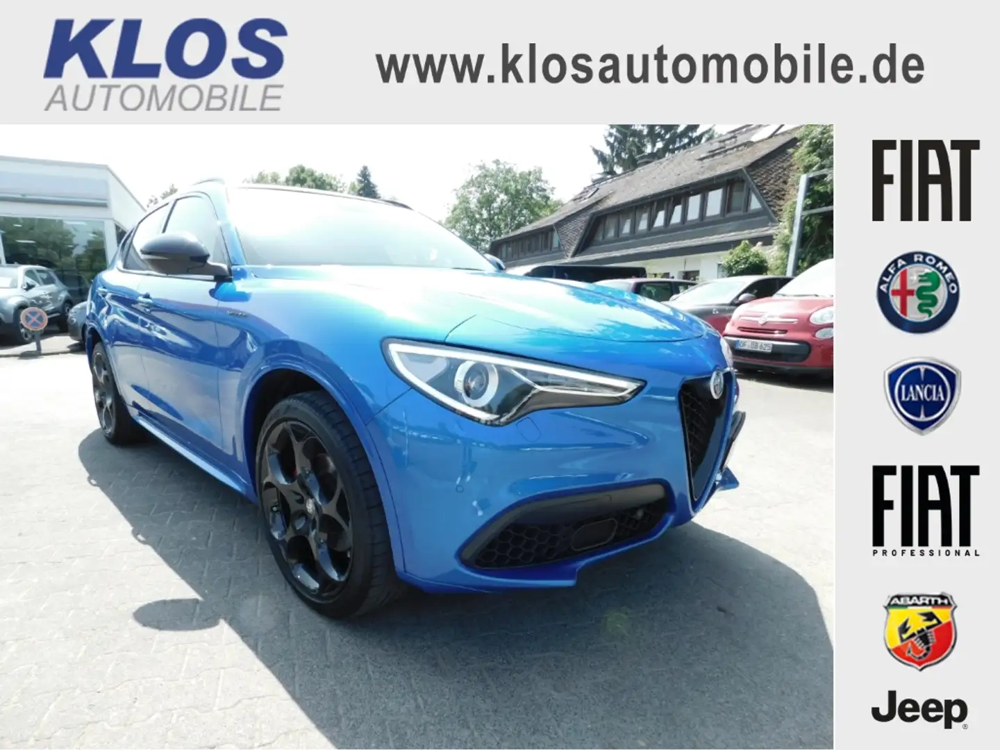 Alfa Romeo Stelvio VELOCE Q4 2.0 TURBO 16V PANO HARMAN STANDHEIZUNG Blue - 1