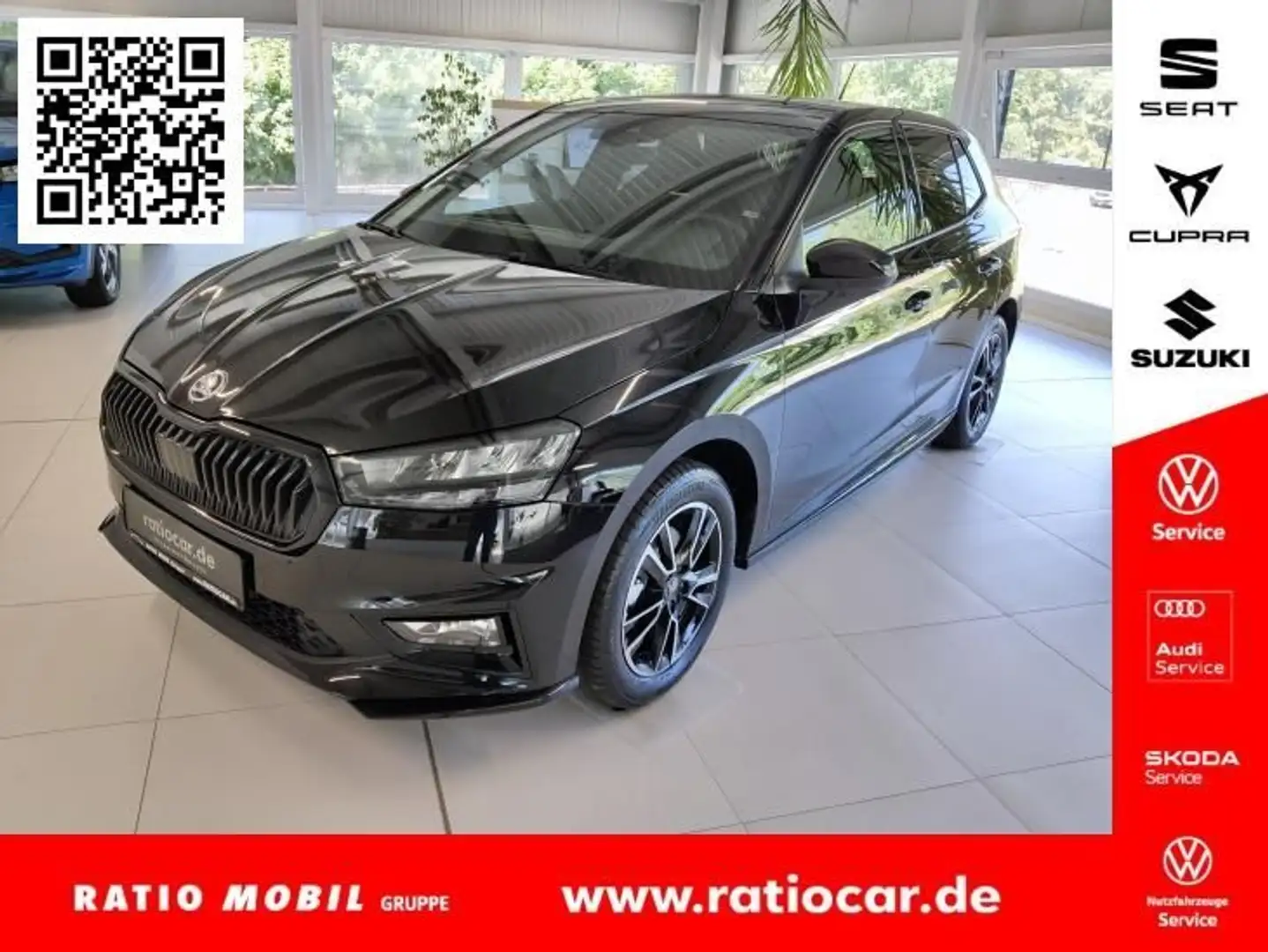 Skoda Fabia FABIA MONTE CARLO 1.0 TSI DSG LED SMARTLINK KAME Schwarz - 1