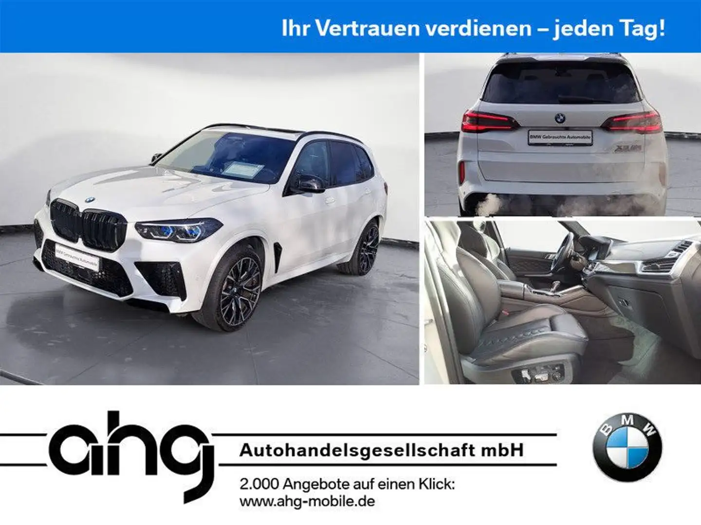 BMW X5 M Competition AHK Competition Paket Sitzlüftu Bianco - 1