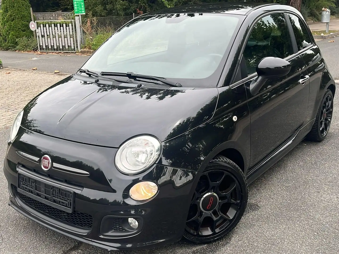 Fiat 500 S/Leder/Sitzheizung/Pdc/Klima/ Zwart - 1