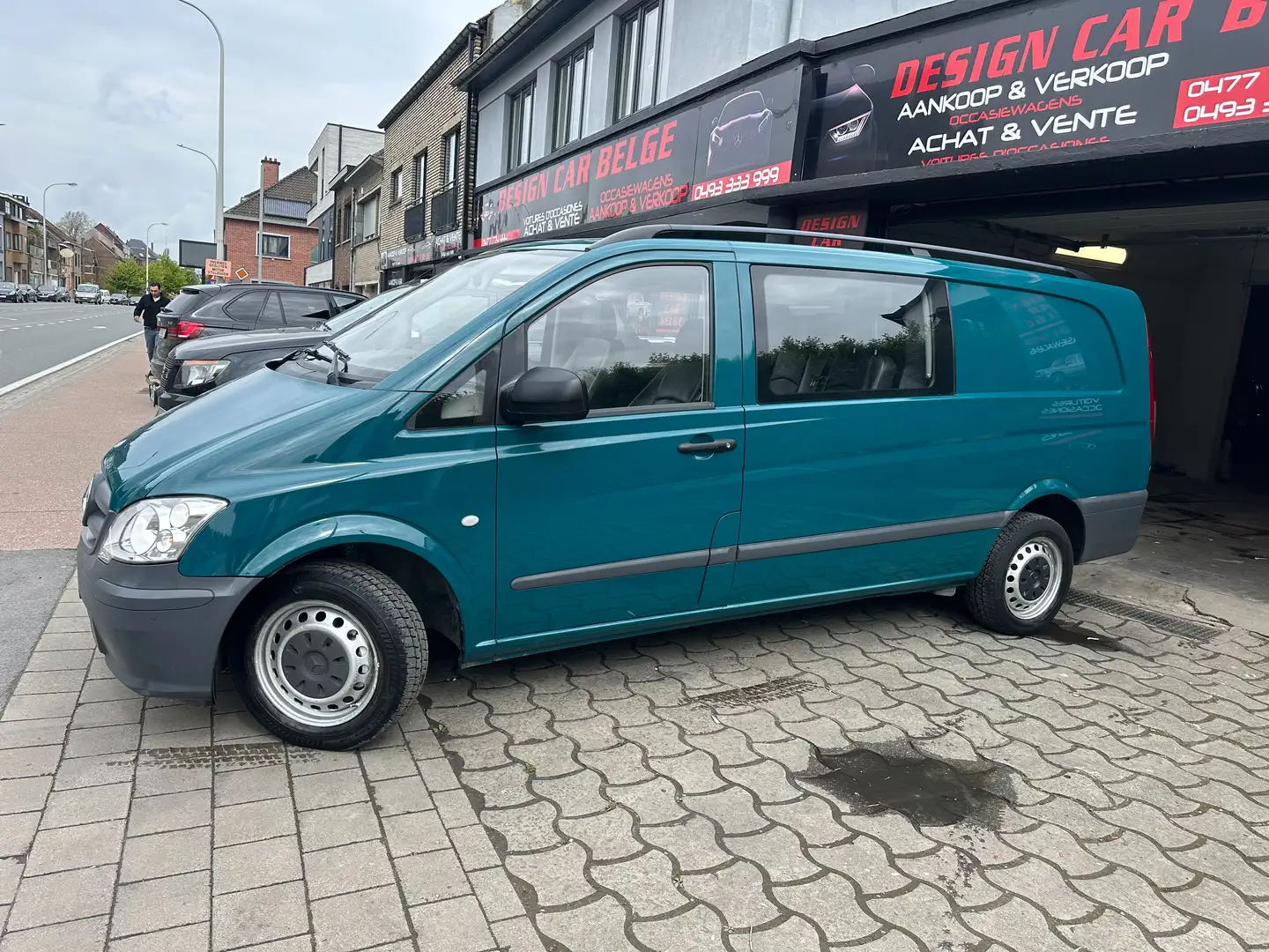 Mercedes-Benz Vito L3 Extra long 5Place Double Cabine*Airco*Tva11157* Vert - 1