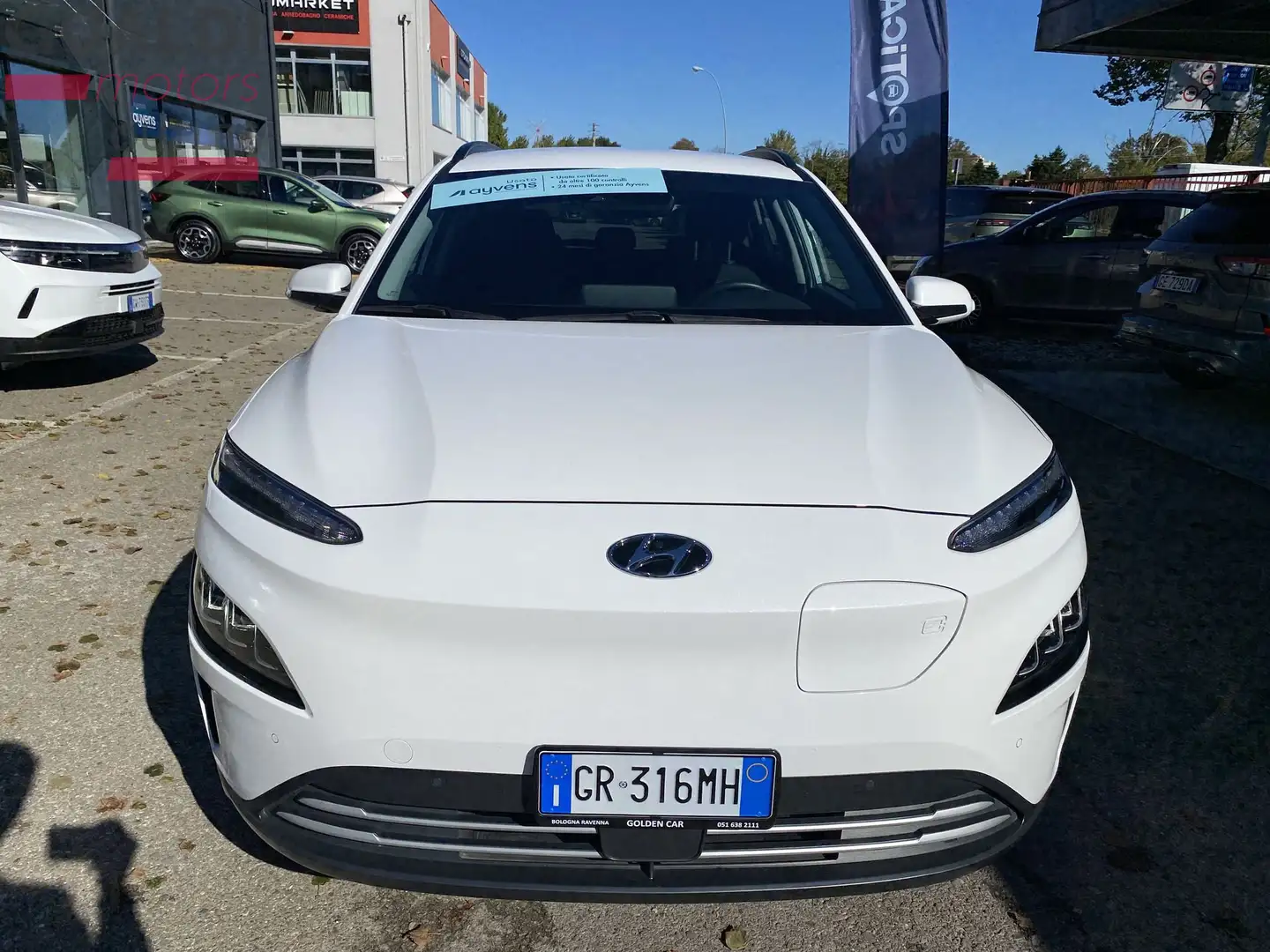 Hyundai KONA Kona EV 39 kWh Exclusive Bianco - 2