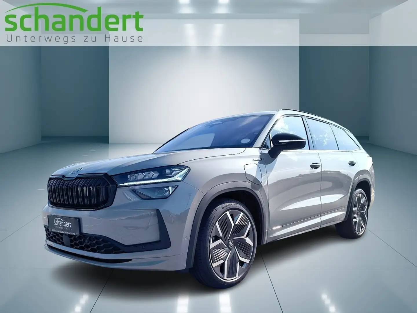 Skoda Kodiaq 1.5 TSI iV Sportline DSG Matrix Pano AHK Klimaau Grau - 1