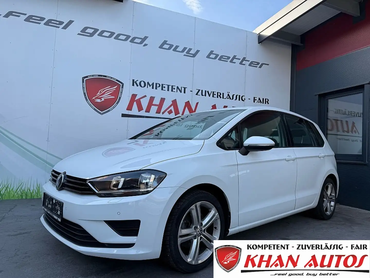 Volkswagen Golf Sportsvan Comfortline 1,6 BMT TDI *AHK* Weiß - 1