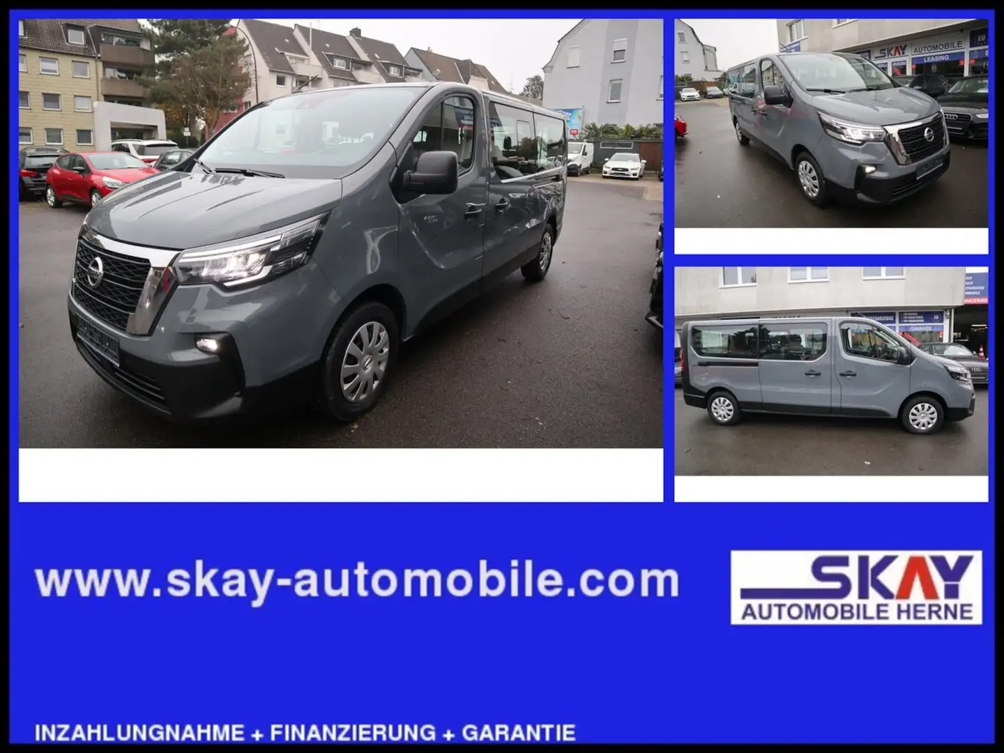Nissan NV300 L2H1 3,0t 1Hd Tempo RFK Scheckheftgepflegt Gris - 1