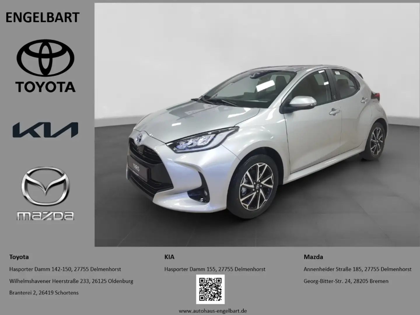 Toyota Yaris 1.5 Hybrid Team Deutschland Comfort Paket Argent - 1