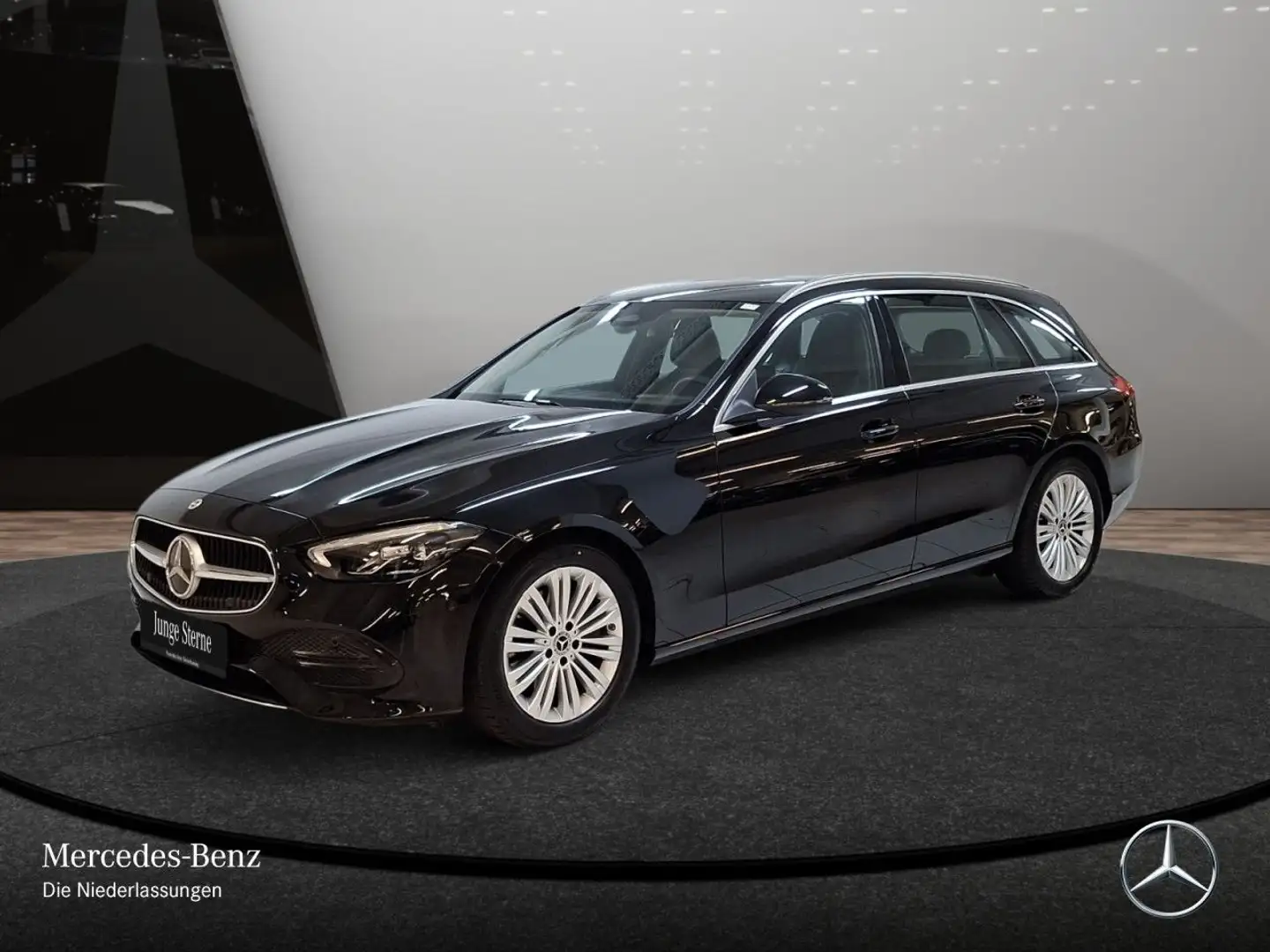 Mercedes-Benz C 220 d T 4M AVANTG+AHK+LED+KAMERA+TOTW+KEYLESS+9G Schwarz - 2