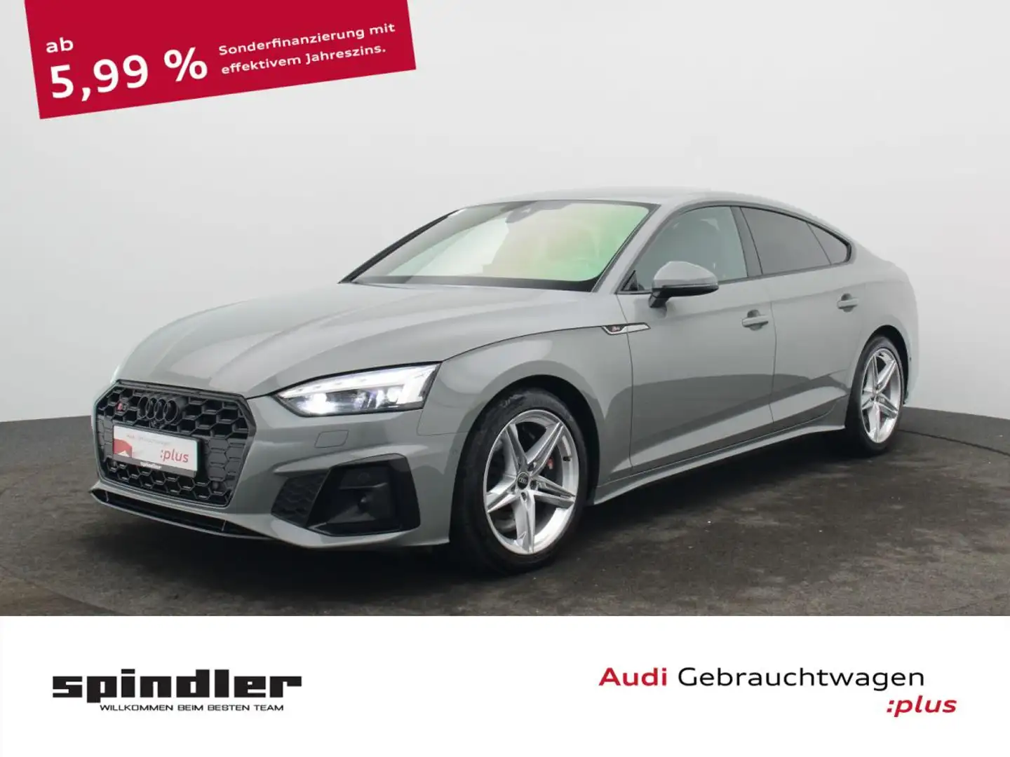 Audi S5 Sportback 3.0 TDI Automatik / Matrix, B+O Grau - 1