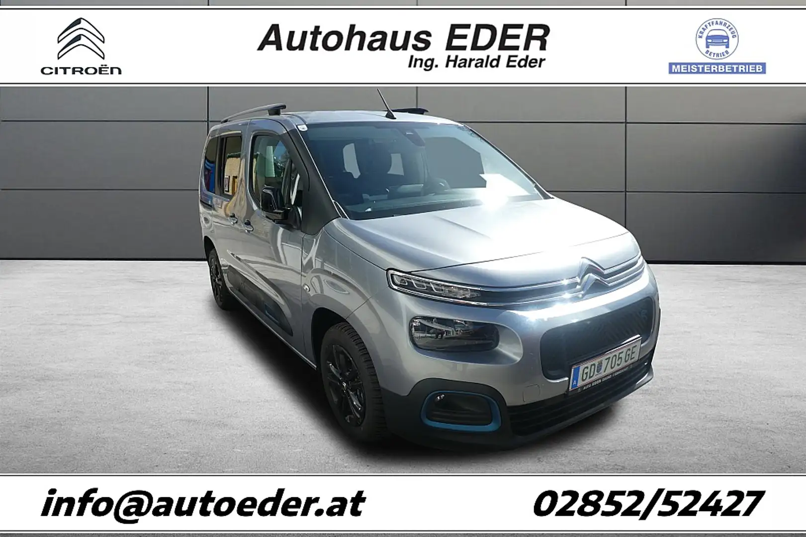 Citroen Berlingo Elektro 50kwH M Shine Silber - 2