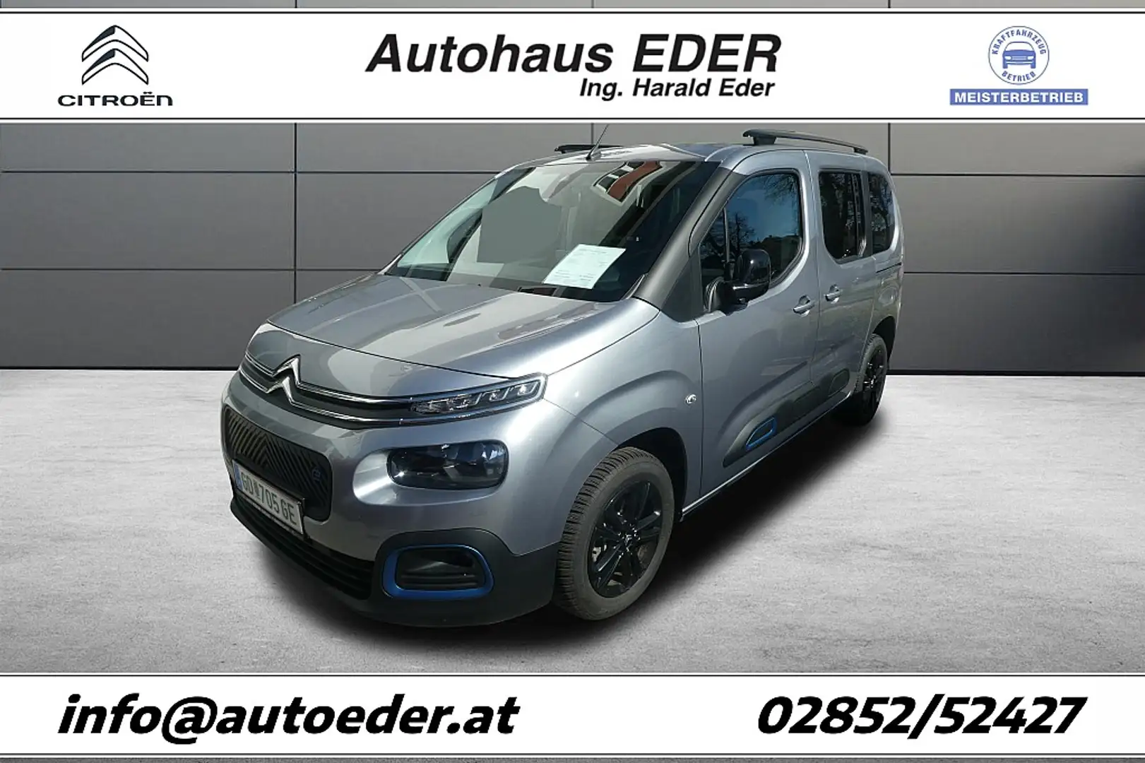 Citroen Berlingo Elektro 50kwH M Shine Silber - 1