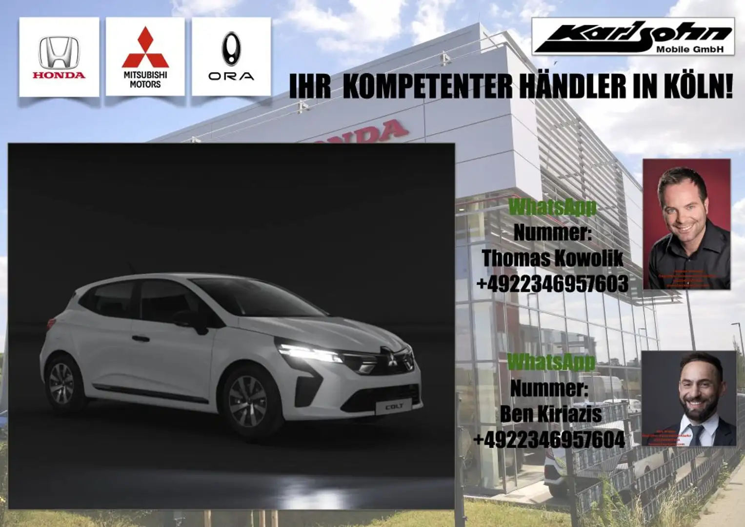 Mitsubishi Colt 1.0 BASIS Weiß - 1