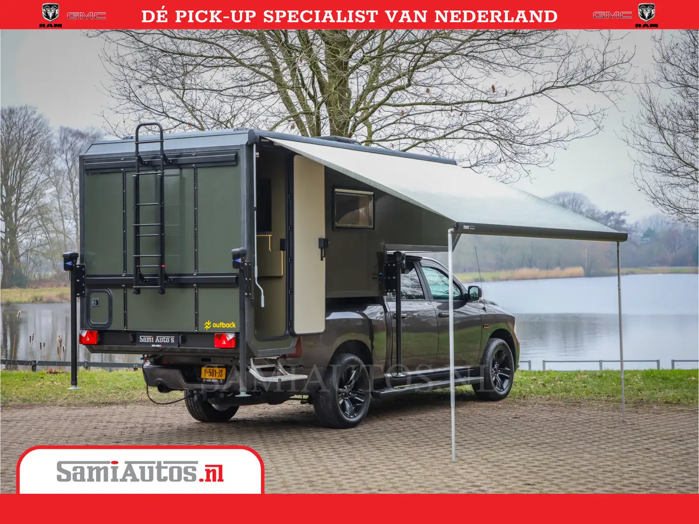 Sonstige Marken Dodge Ram 1500 CAMPER UNIT | SHOWROOM MODEL | Grün - 1