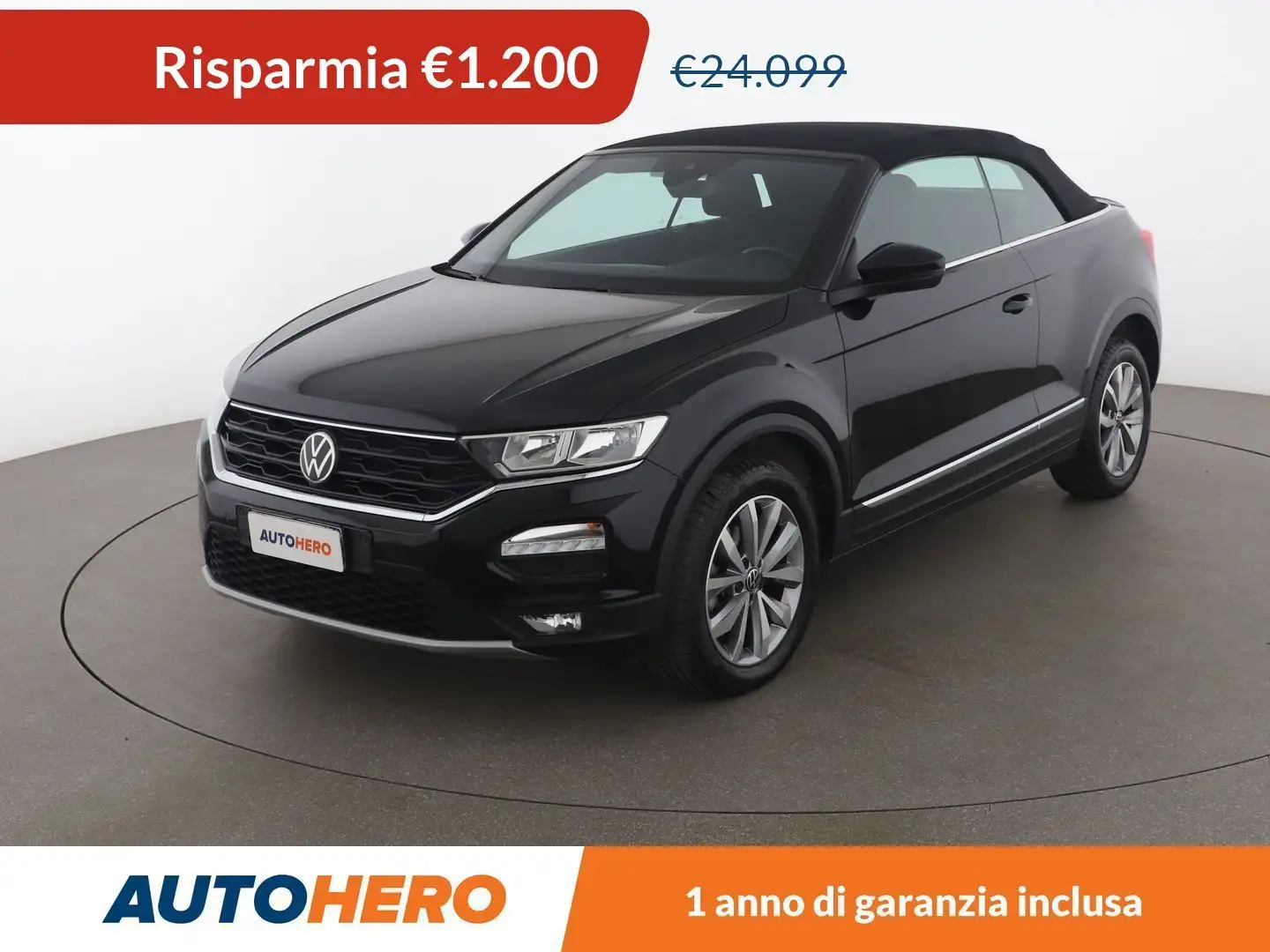 Volkswagen T-Roc 1.5 TSI ACT Style  Cabriolet  DSG Nero - 1