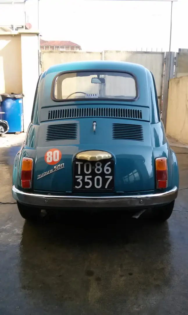 Fiat 500 Auto d'epoca Bleu - 2