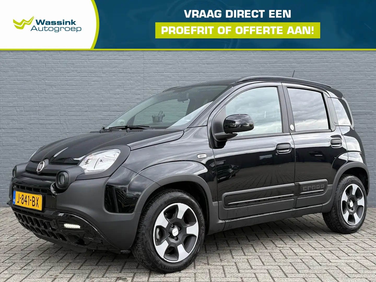 Fiat Panda 1.0 70pk Hybrid Launch Edition | Climate Control | Zwart - 1