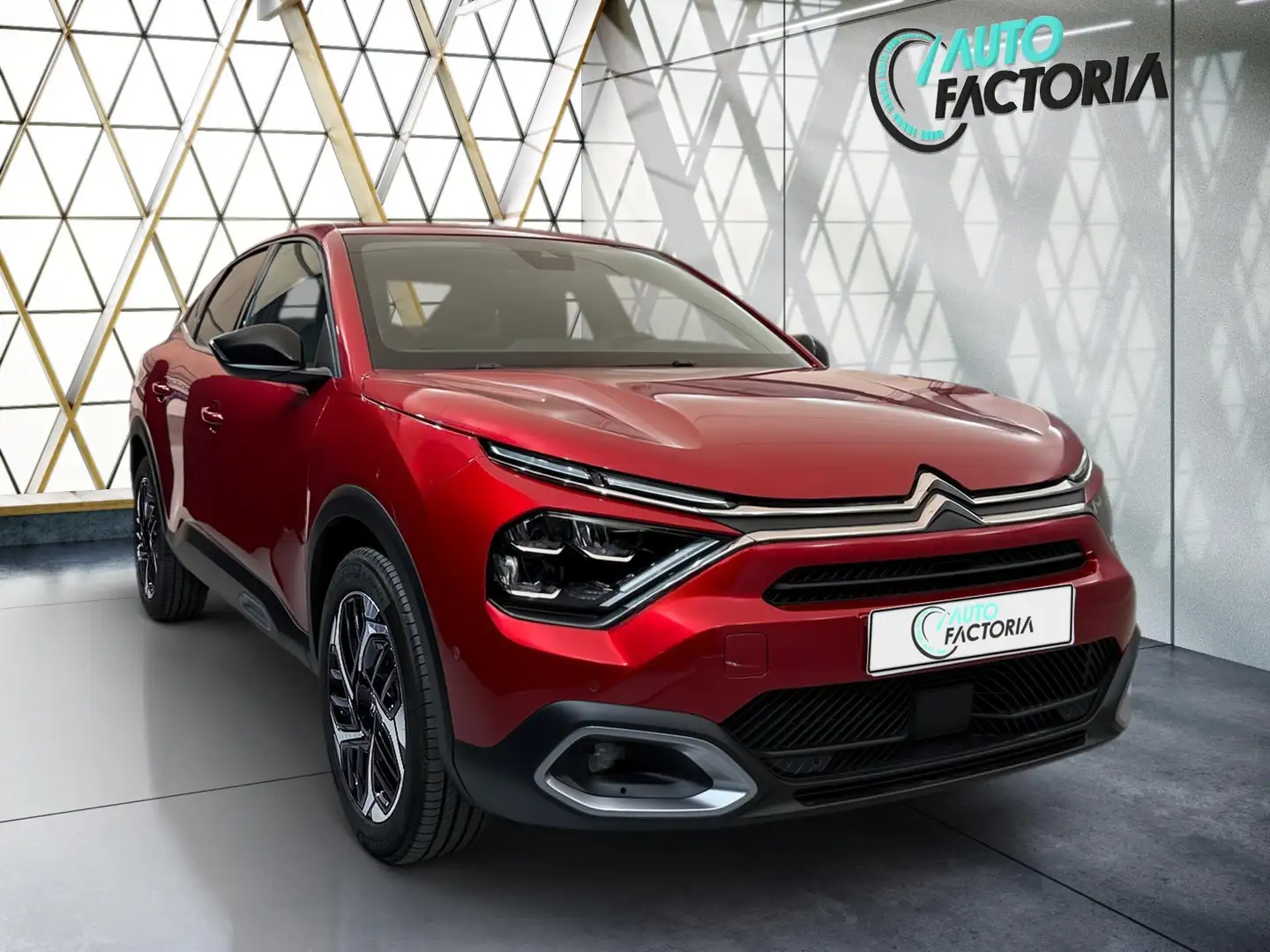 Citroen C4 X -42% 1.5 HDI 130cv BVA+GPS+CAM360+LED+Options Rouge - 2