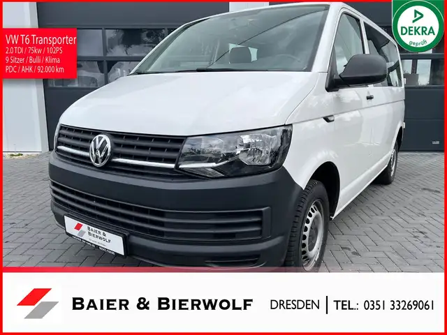 Volkswagen T6 Transporter 9 Sitzer 1. Hand Klima AHK PDC SH