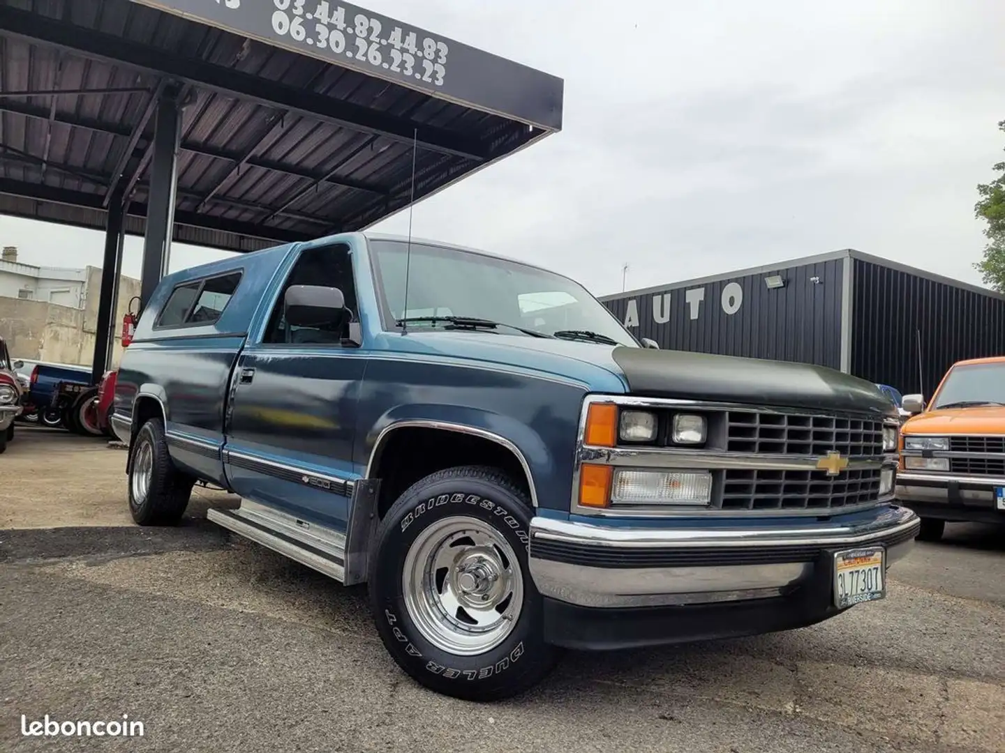 Chevrolet Silverado C1500 5.7 V8 350ci benne longue 3 places Bleu - 2
