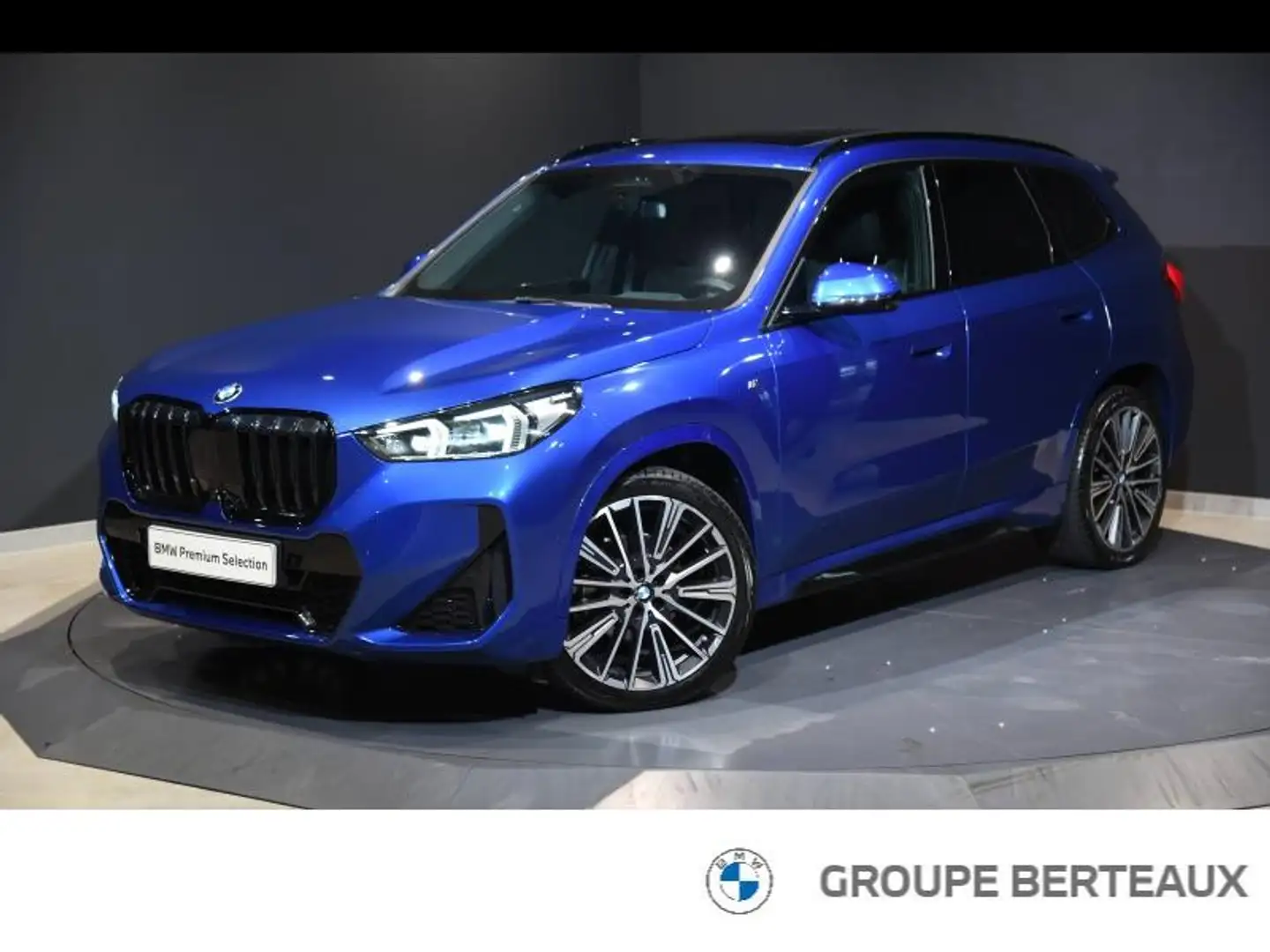 BMW X1 sDrive18d 150ch M Sport Bleu - 1