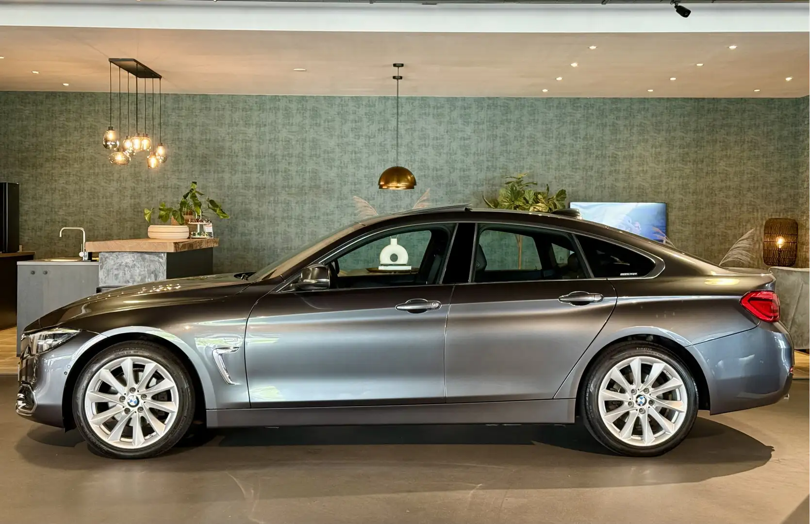 BMW 420 4-serie Gran Coupé 420d xDrive High Exe I Facelift Gris - 2