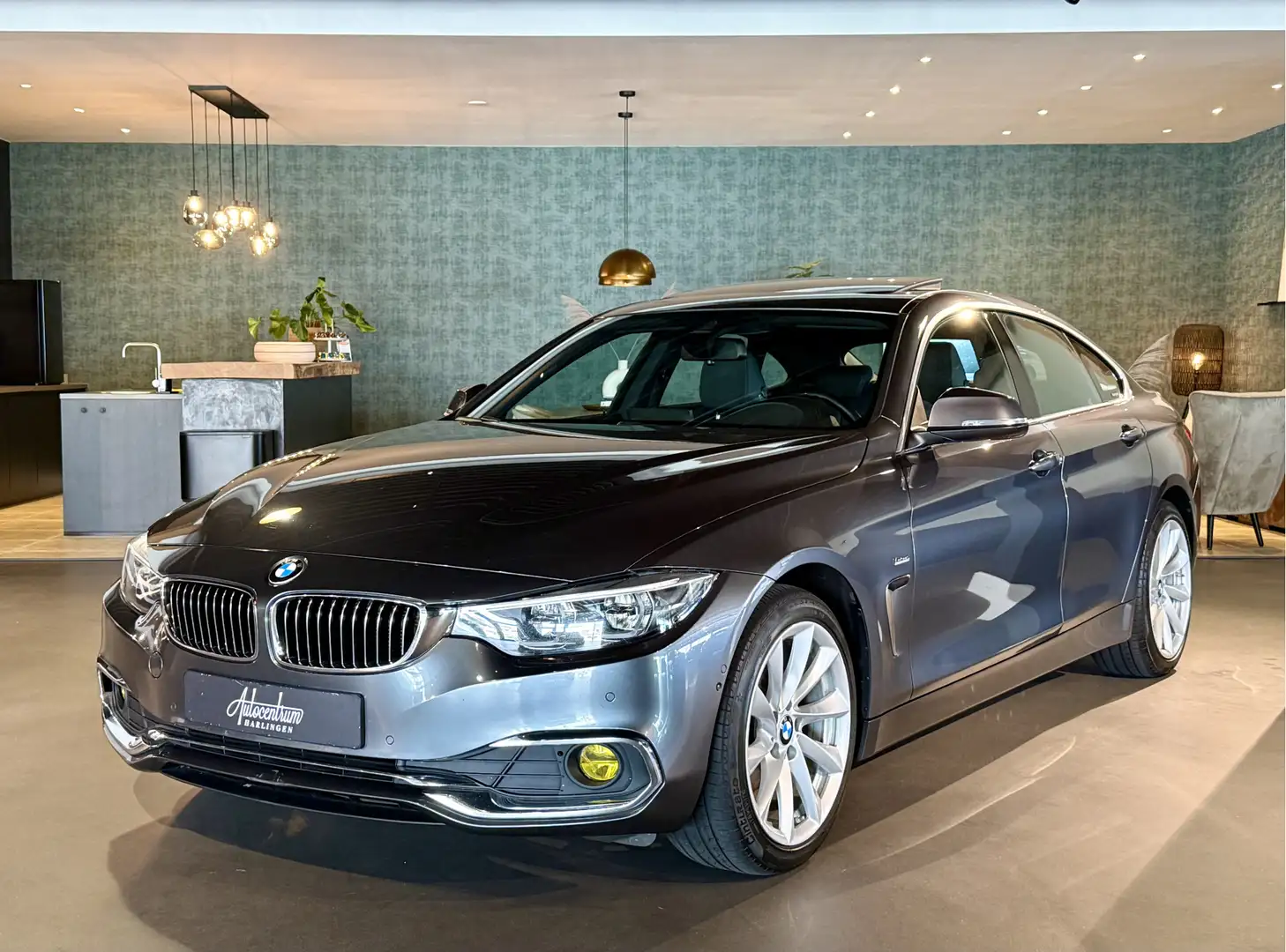 BMW 420 4-serie Gran Coupé 420d xDrive High Exe I Facelift Gris - 1