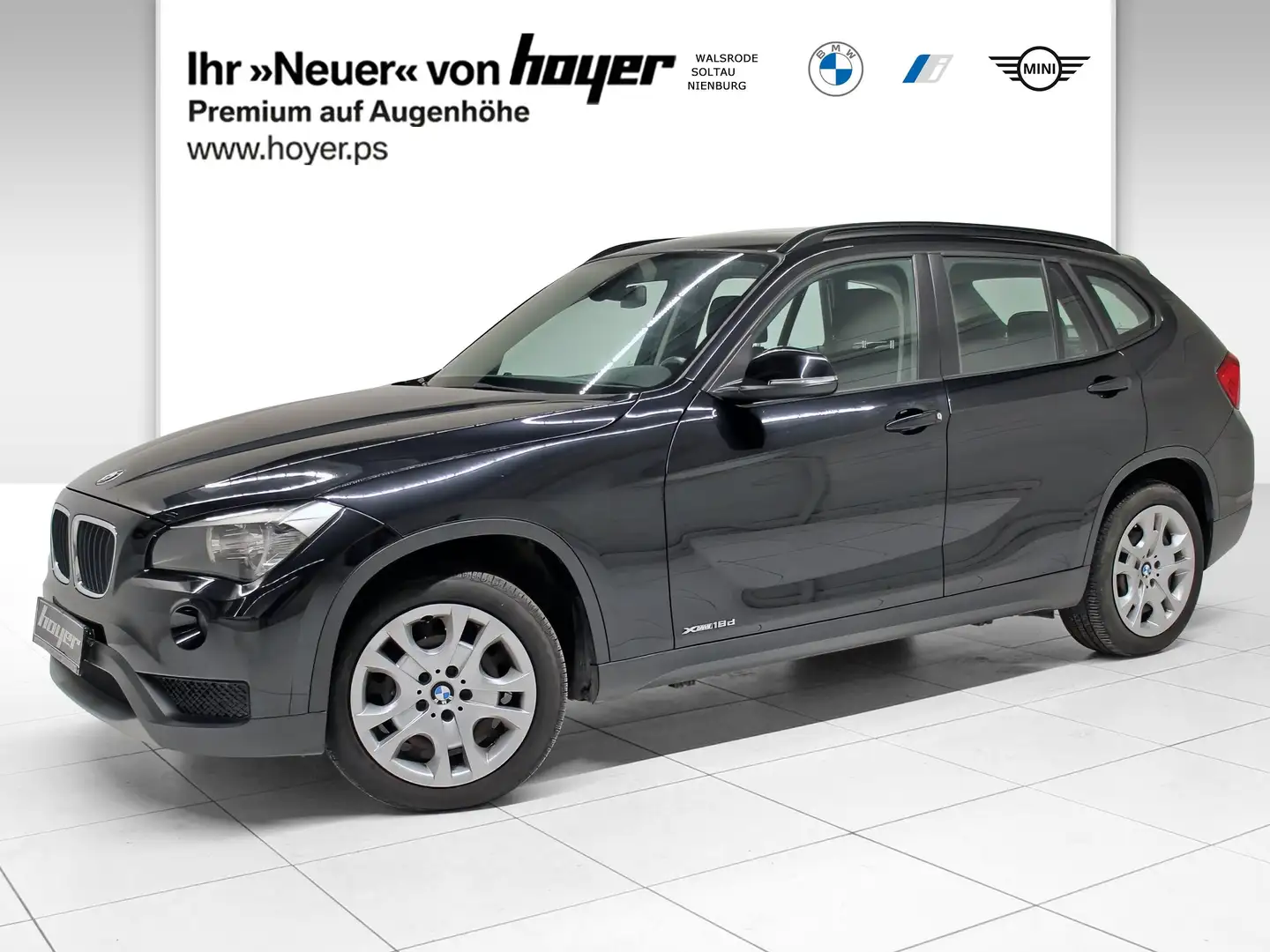 BMW X1 xDrive18d Tempomat AHK Klimaaut. Shz PDC Noir - 1