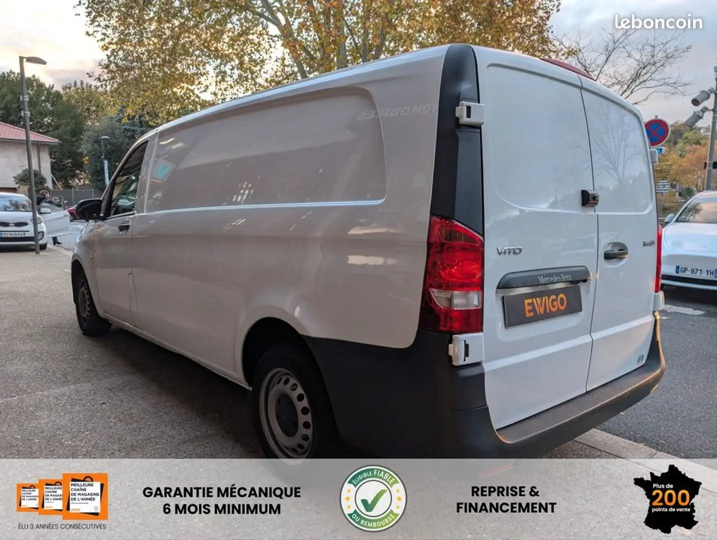 Mercedes-Benz Vito vu fg iii 119 cdi extra-long pro e6 propulsion ecran numerique Blanc - 2