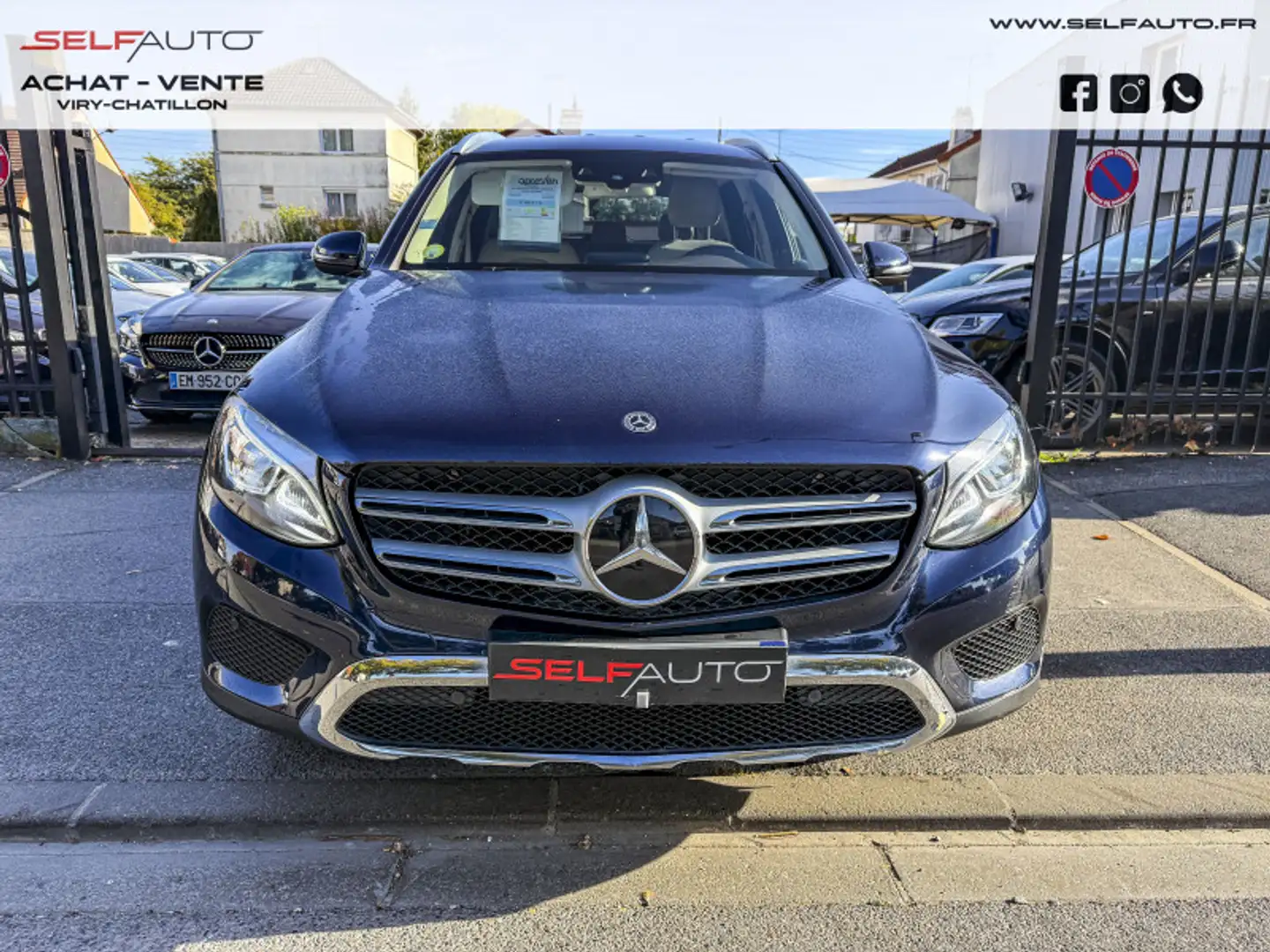 Mercedes-Benz GLC 250 250 D 204CH BUSINESS EXECUTIVE 4MATIC 9G-TRONIC Bleu - 2
