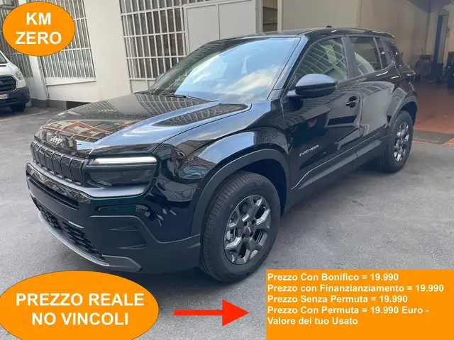 Jeep Avenger 1.2Turbo 100cv Longitude Prezzo Reale ZERO VINCOLI