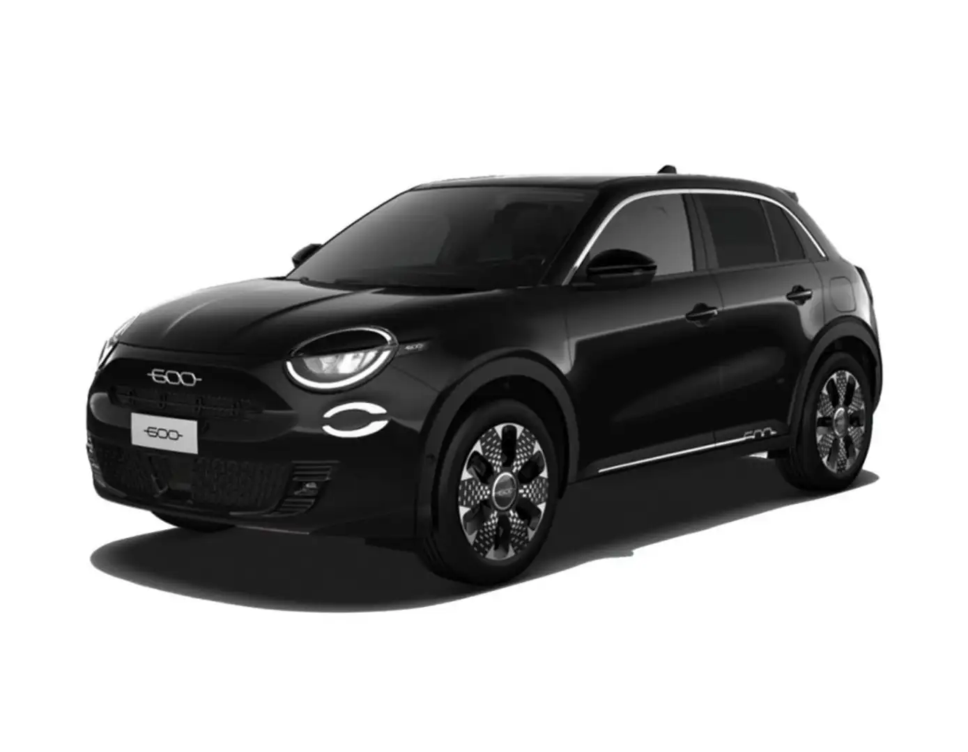 Fiat 600 Hybrid 100 CV DCT MHEV La Prima Чёрный - 1