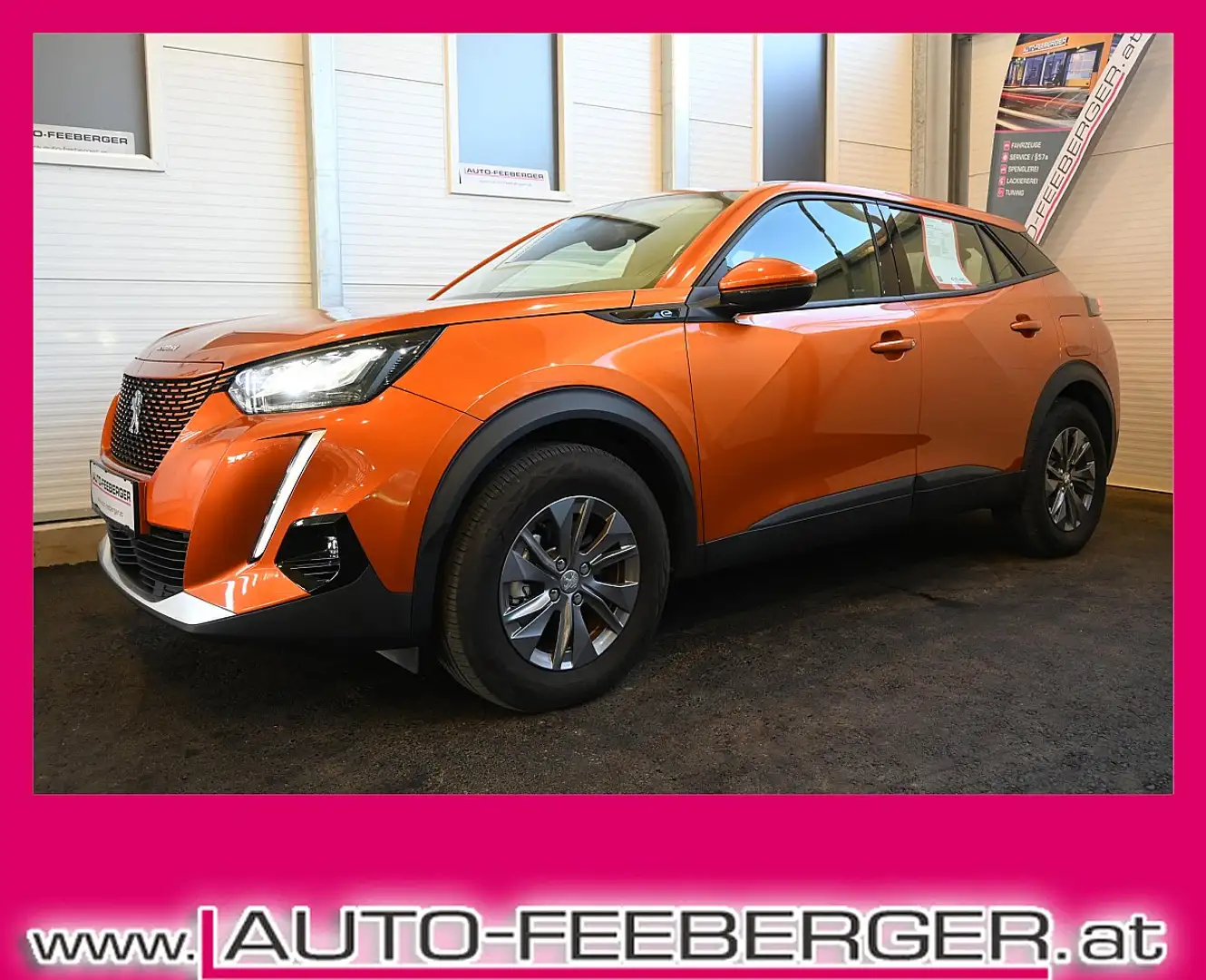 Peugeot 2008 Elektro Actice Pack LED,APP Connect,Spurassist... Orange - 1