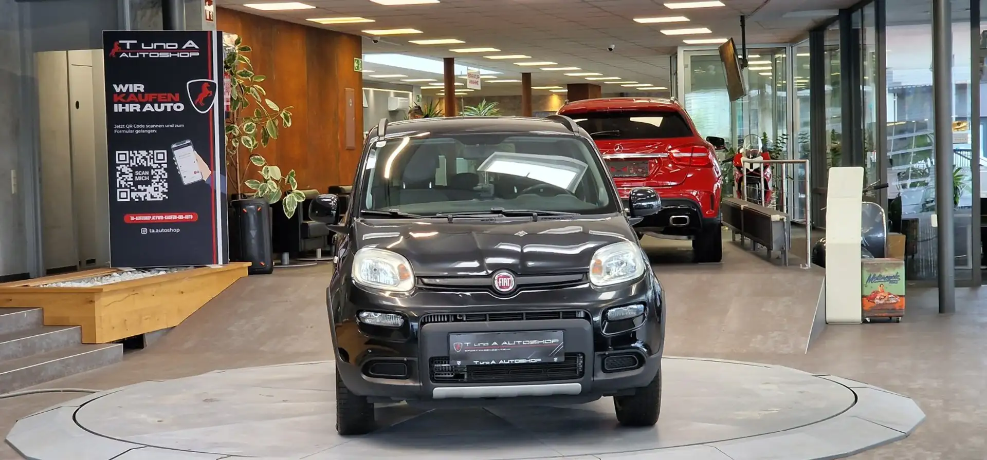 Fiat Panda TwinAir Turbo 85 4x4 Wild 1-Hand *Style-Paket*Teil Schwarz - 2