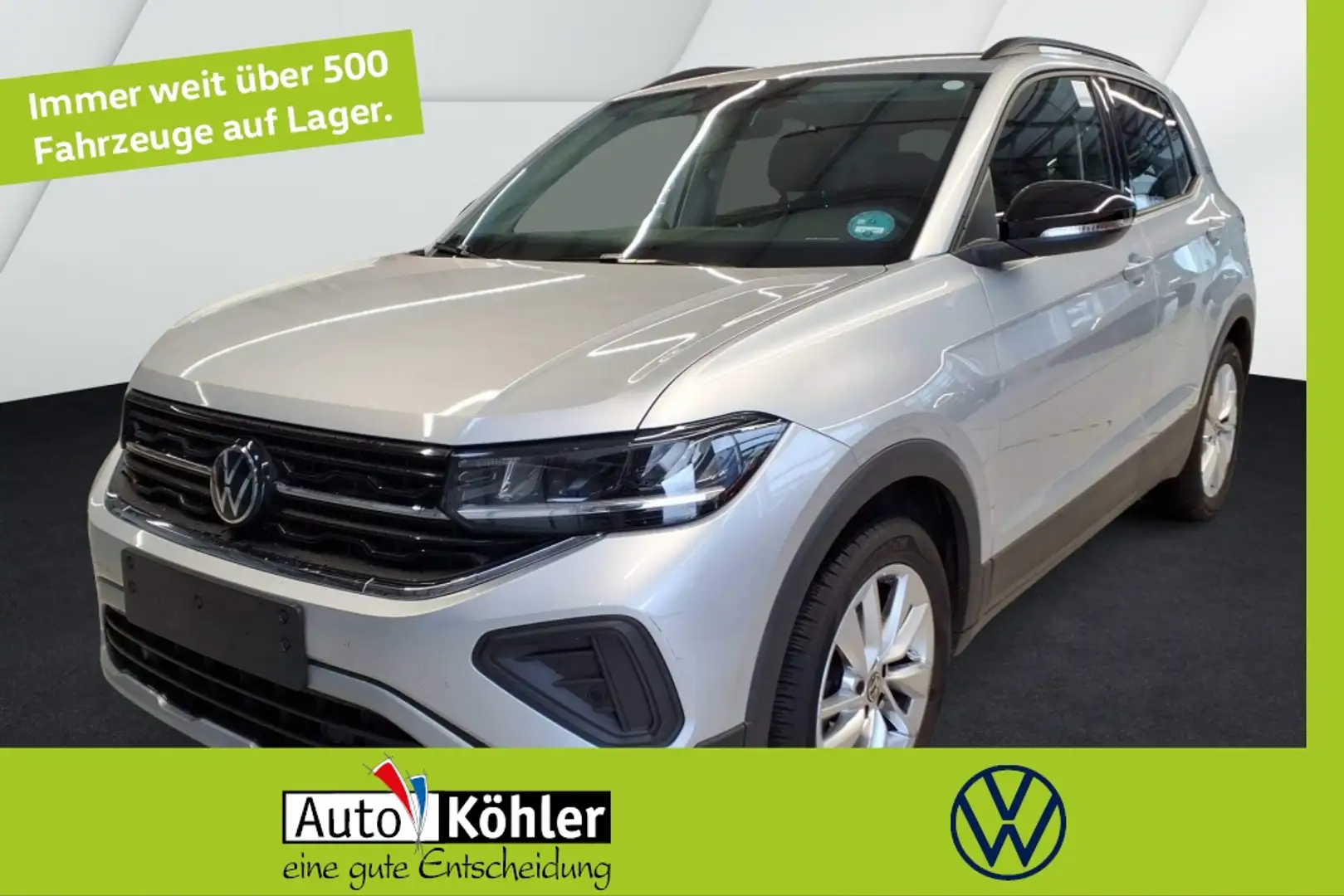 Volkswagen T-Cross GOAL TSi CarPlay/Virt/ACC/LED/Navi/PDC Argent - 1