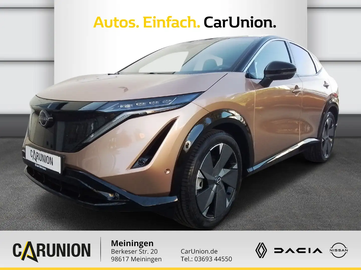 Nissan Ariya 87 kWh Evolve Pack 20 Zoll Alu 242PS Schwarz - 1