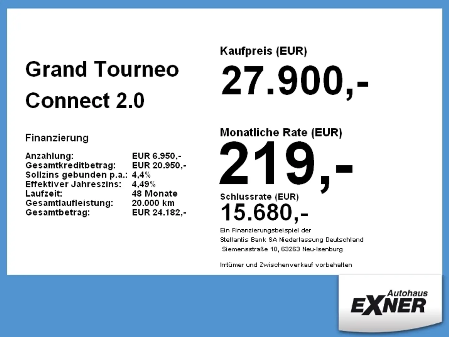 Ford Grand Tourneo Connect 2.0 EcoBlue GRAND ACTIVE Bleu - 2