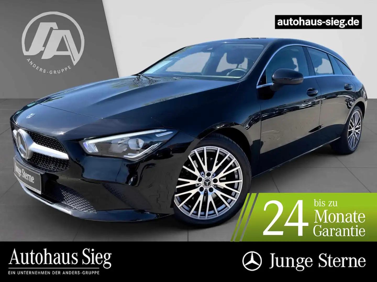 Mercedes-Benz CLA 220 d SB Progressive+MBUX+LED+Kam+AHK+Apple Schwarz - 1