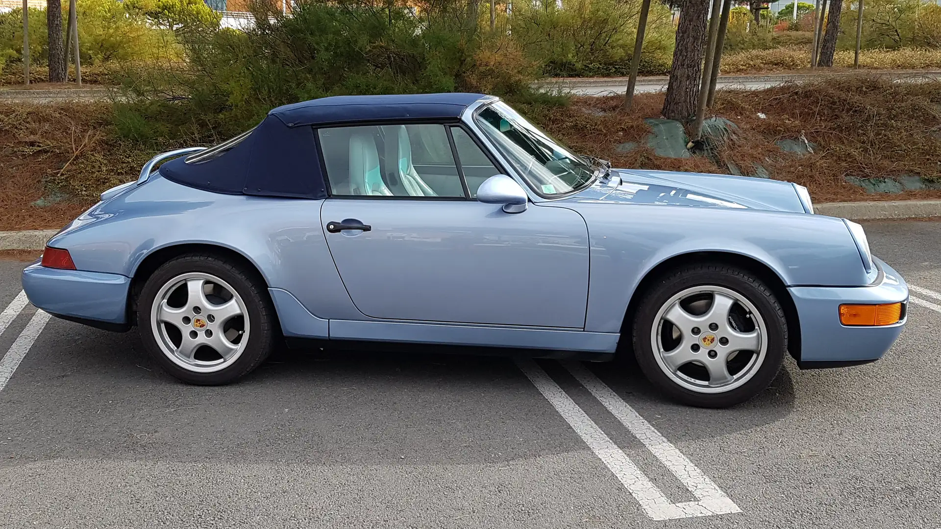 Porsche 964 carrera 2 Bleu - 2
