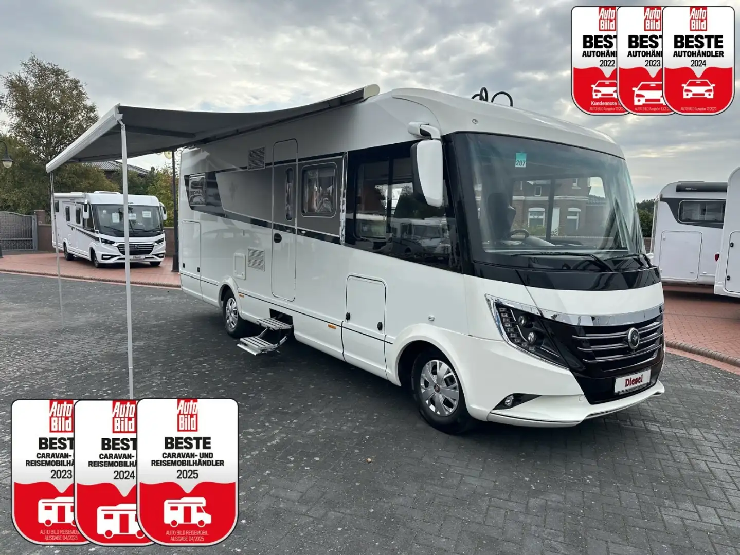 Niesmann+Bischoff Arto 76 LE Automatik Nur 37tkm +Alde+AHK+Backofen+ Weiß - 1