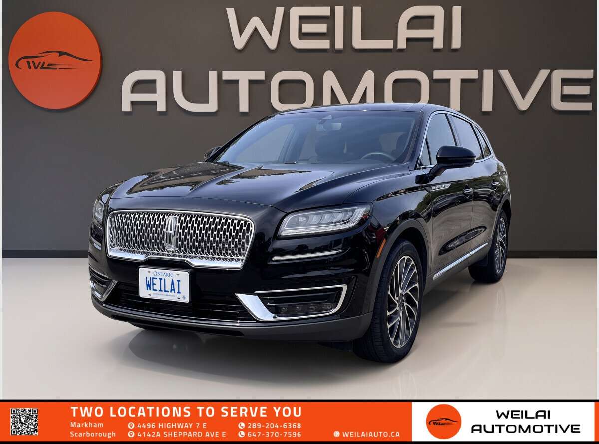 2019 Lincoln Nautilus Reserve/No Accident/AWD